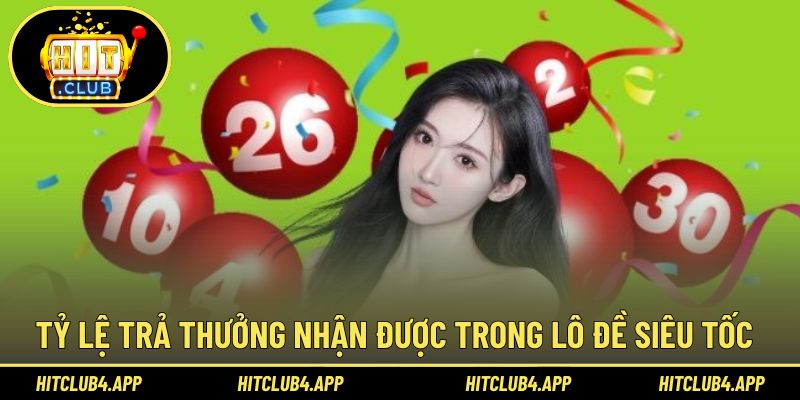 Nhận thưởng cao với đa dạng mức cược trong lô đề nhanh